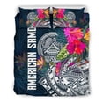 thumbnail image 3 of Polynesian Bedding Set - American Samoa Duvet Cover - Polynesian Hibiscus with, 3 of 6