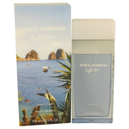 Light Blue Love in Capri by Dolce Gabbana Women Eau De Toilette Spray 3.4 oz Walmart
