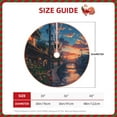 thumbnail image 2 of Sikiie Twilight Canal Reflection Christmas Tree Skirt, Christmas Tree Decorations, Christmas Decor, Tree Mat Decoration(30-48IN)-30", 2 of 6