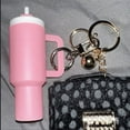 thumbnail image 3 of shiyou-2Pack Mini Tumbler Keychain with Detachable Storage,Mini Cup Keychain, School Bag Key Ring Backpack Charm for Women, 3 of 4