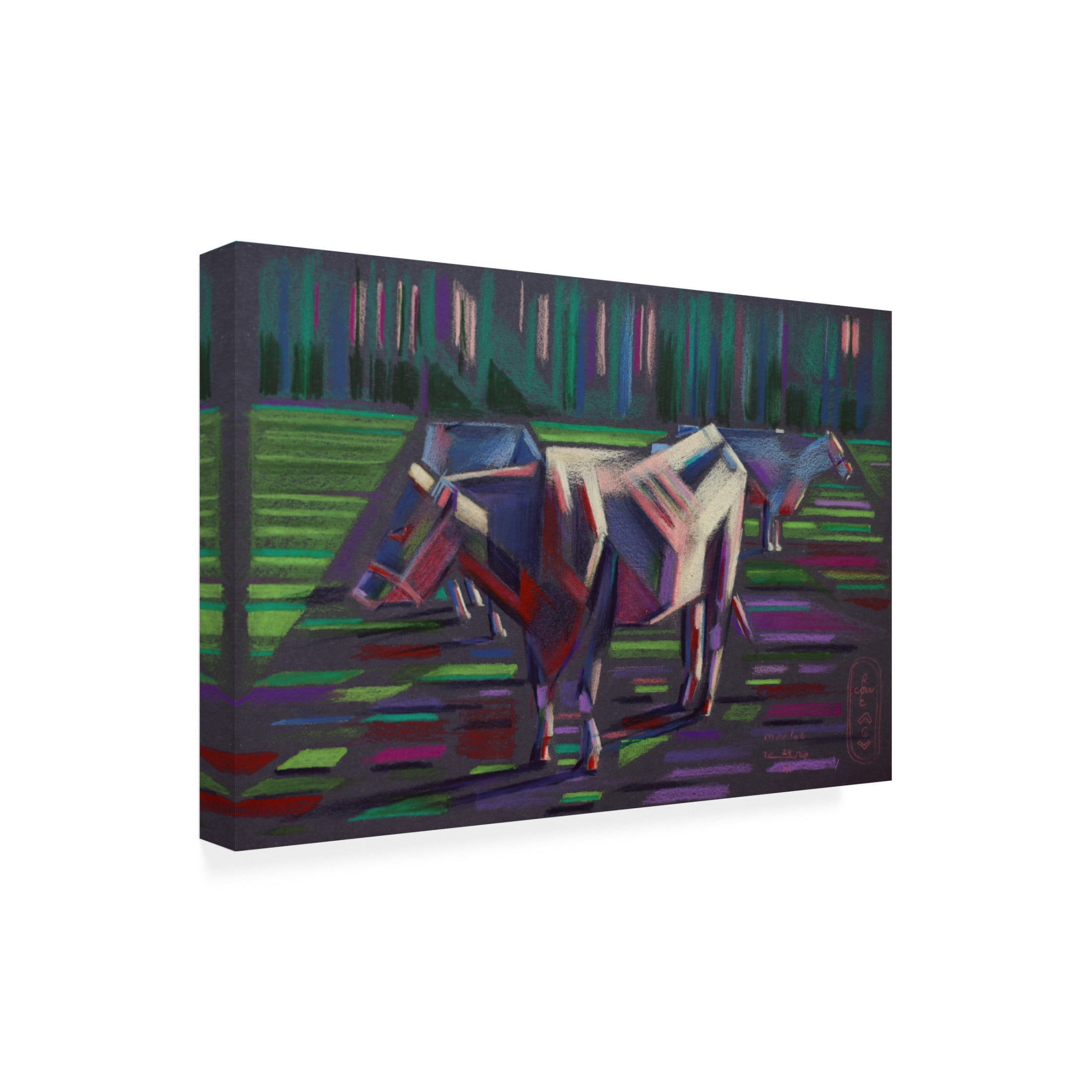 Trademark Fine Art Corne Akkers  Marlot 24 09 20 Canvas Wall Art