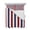 Red, variant on Nautical Anchor King Size Down Alternative Comforter, Lightweight Comforter Quilt Bedding Set with Pillow Shams Red Navy Blue White Stripe Geometric All Seasons Bed Comforter Duvet Insert 96"x106"