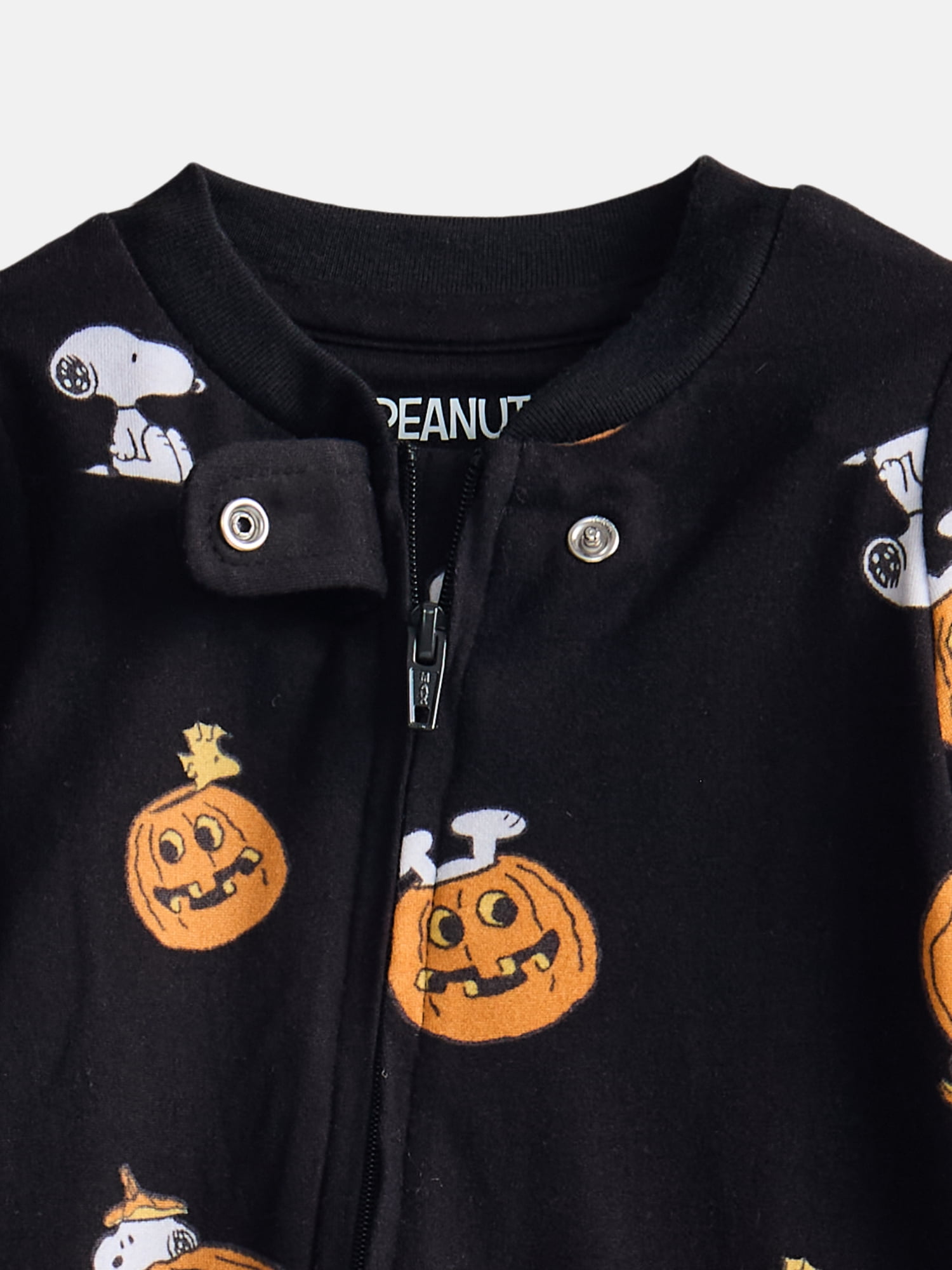 Peanuts Halloween Unisex Infant Snoopy Matching Family One-Piece Pajama Set, Sizes 6M to 18M
