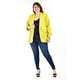 thumbnail image 5 of Blazer manga 3/4 Roman Fashion /Tallas Extras, 12255 (Lima) verde lima 40, 5 of 7