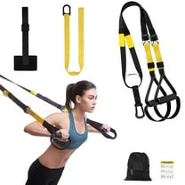 WQQQW Suspension Trainer System, Resistance Training Kit for Cross-Training, Weight Training, HIIT & Cardio