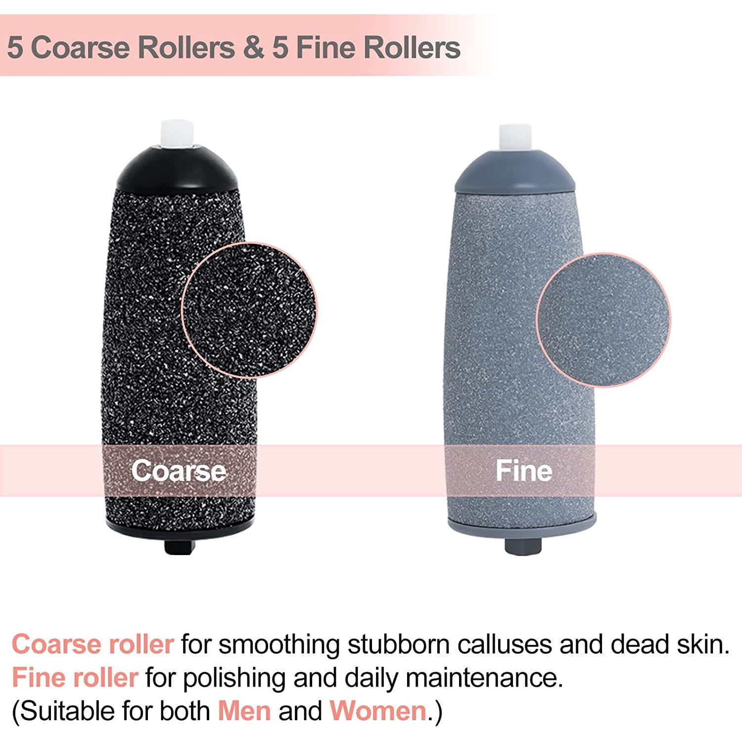Electric Callus Remover for Feet, Rechargeable Foot File Pedicure Tool, Portable Foot Callus Remover