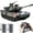 Army Green, variant on Supdex 1:18 M1A2 RC Tank Model with Lights, Sounds & Smoke Effects – Rechargeable Remote Control Tank Toys for Kids Ages 6+
