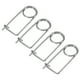 thumbnail image 1 of Uxcell 4-Pack Pin de Seguridad de Pasador en Forma de Broche, Pines de Acero Inoxidable M3x42mm, Sujetadores de Broche de Bloqueo Rápido, Clips Retenedores Pesados, 1 of 7
