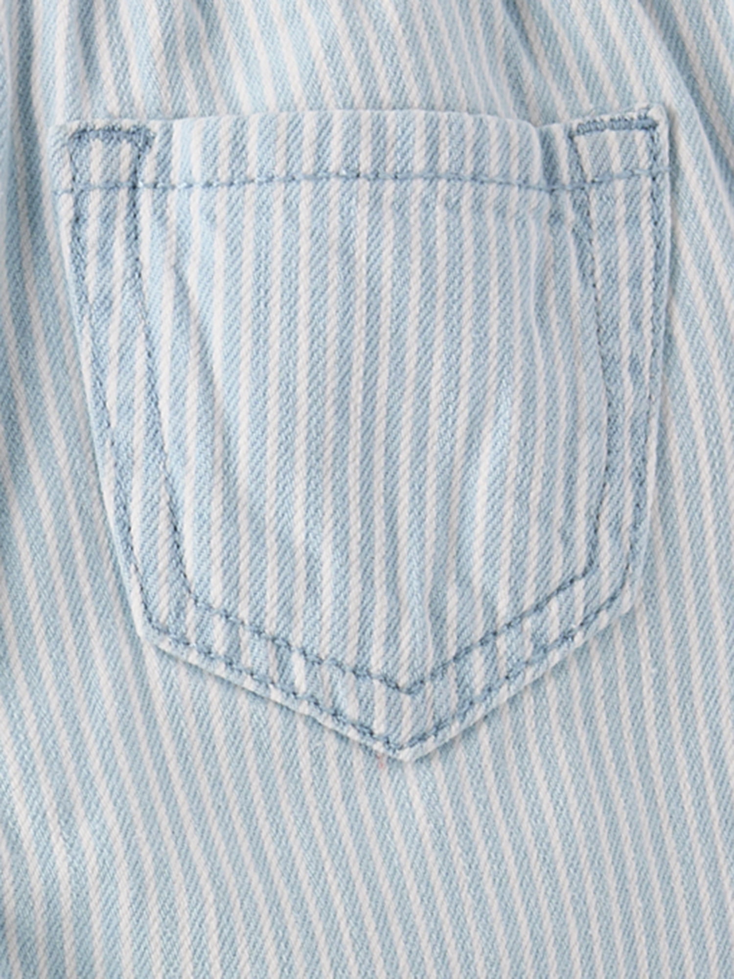 The Children's Place Toddler Girls Railroad Striped Barrel Jeans, Sizes 12M-5T