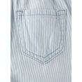 thumbnail image 3 of The Children's Place Toddler Girls Railroad Striped Barrel Jeans, Sizes 12M-5T, 3 of 3