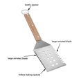 thumbnail image 4 of HongHeng Clearance Under $2.00 Stainless Steel Multi-function Shovel Wooden Handle Frying Shovel Iron Burning Shovel Household Cooking Utensils, 4 of 6