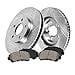 thumbnail image 3 of Callahan Front Brake Kit For 2018 Toyota CH-R Drilled and Slotted Brake Rotors and Ceramic Pads, 3 of 4