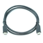 كابل USB 3.2 Gen 2 Type-C ذكر/ذكر بطول 3 أقدام، من PD إلى 100 وات/5 أمبير، 10 جيجابت في الثانية، أسود