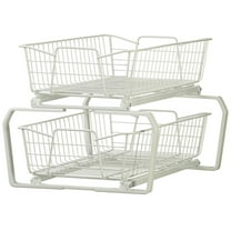 Closetmaid 2T-Kcpo-1212 Two Tier 13-1/2"W X 12-1/2"H W Pull Out Basket Cabinet Organizer -
