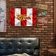 thumbnail image 5 of Placa Metal Vintage Fleetwood Town FC Pintura Hierro Rectangular Arte Pared 40x30cm, 5 of 9