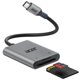 thumbnail image 1 of Lector de tarjetas SD Acer USB C de doble ranura tipo C para iPhone, 1 of 9