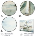 thumbnail image 3 of Designart "Solitary Sail Minimalist Maritime II" Boat Metal Wall Art Prints, 3 of 5