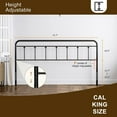 thumbnail image 6 of ARICOEASY Sturdy California King Size Headboard with Black Metal Construction, 6 of 7