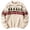r-336Beige83, variant on Winter Women Christmas Sweater Reindeer Snowflake Print Knit Pullover Holiday Party Long Sleeve Tops