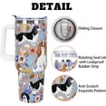 thumbnail image 4 of Cavalier King Charles Spaniel Tumbler 40oz for Women - Insulated Stainless Steel Travel Mug with Straw, Cute Dog Themed Coffee Cup Gift, 4 of 6