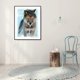 thumbnail image 1 of Cuadros Decorativos DIY Cool Wolf mosaico completo redondo diamante dibujo hecho a mano Rhinestone artesanía regalo Ndcxsfigh Nuevos Originales, 1 of 8