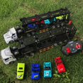 thumbnail image 4 of Camión transportador de coches con control remoto con 4 coches para niños, 4 of 6