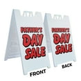 thumbnail image 3 of Father’s Day Sale 24" x 36" Double Sided A-Frame Sidewalk Sign Includes 2 Installed Decals Foldable Portable White Signicade Sandwich Board Special Offers Retail Promotions Gift Ideas, 3 of 6