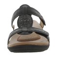 thumbnail image 2 of Cobb Hill Womens Ruby Perf Leather Slip On Slide Sandals, 2 of 3