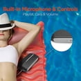thumbnail image 4 of HyperGear Wave Wireless HD Stereo Sound Speaker [IPX4 Waterproof] Streams Music & Calls from Any Bluetooth Device at Home, Outdoors, Beach, Park, Pool, Boat, Backyard, or Campground (Black/Grey), 4 of 5