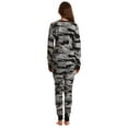 thumbnail image 3 of Just Love Womens Thermal Underwear Pajama Set  Ultra-Warm Base Layer Sleepwear (Camouflage - Black, Small), 3 of 3
