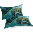 thumbnail image 2 of D Eagle Print Animal Pattern Duvet Cover Settton Duvet Covers, Pillowcases, Hidden Zipper Pcs For Kids Teens, 2 of 5