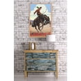 thumbnail image 3 of Laramie, Wyoming, Cowboy and Bronco Scene (24x36 Giclee Gallery Art Print, Vivid Textured Wall Decor), 3 of 3