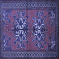 thumbnail image 1 of Ahgly Company Indoor Square Persian Blue Traditional Area Rugs, 8' Square, 1 of 4