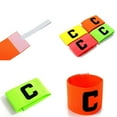thumbnail image 3 of Captain Armband Football Soccer Sports Adjustable Adjustable Basketball Arm Bands Fluorescent Orange, 3 of 9