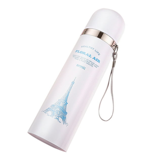 Taza de viaje aislada al vacío de la taza de la botella de beber del acero inoxidable del de agua Blanco Sunnimix Taza térmica de acero inoxidable
