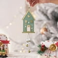 thumbnail image 6 of CuiLiyq Wooden Christmas Ornament, Brick House, Home for The Holidays, Christmas Tree Window Display Holiday Decoration Hanging Ornament, 6 of 6