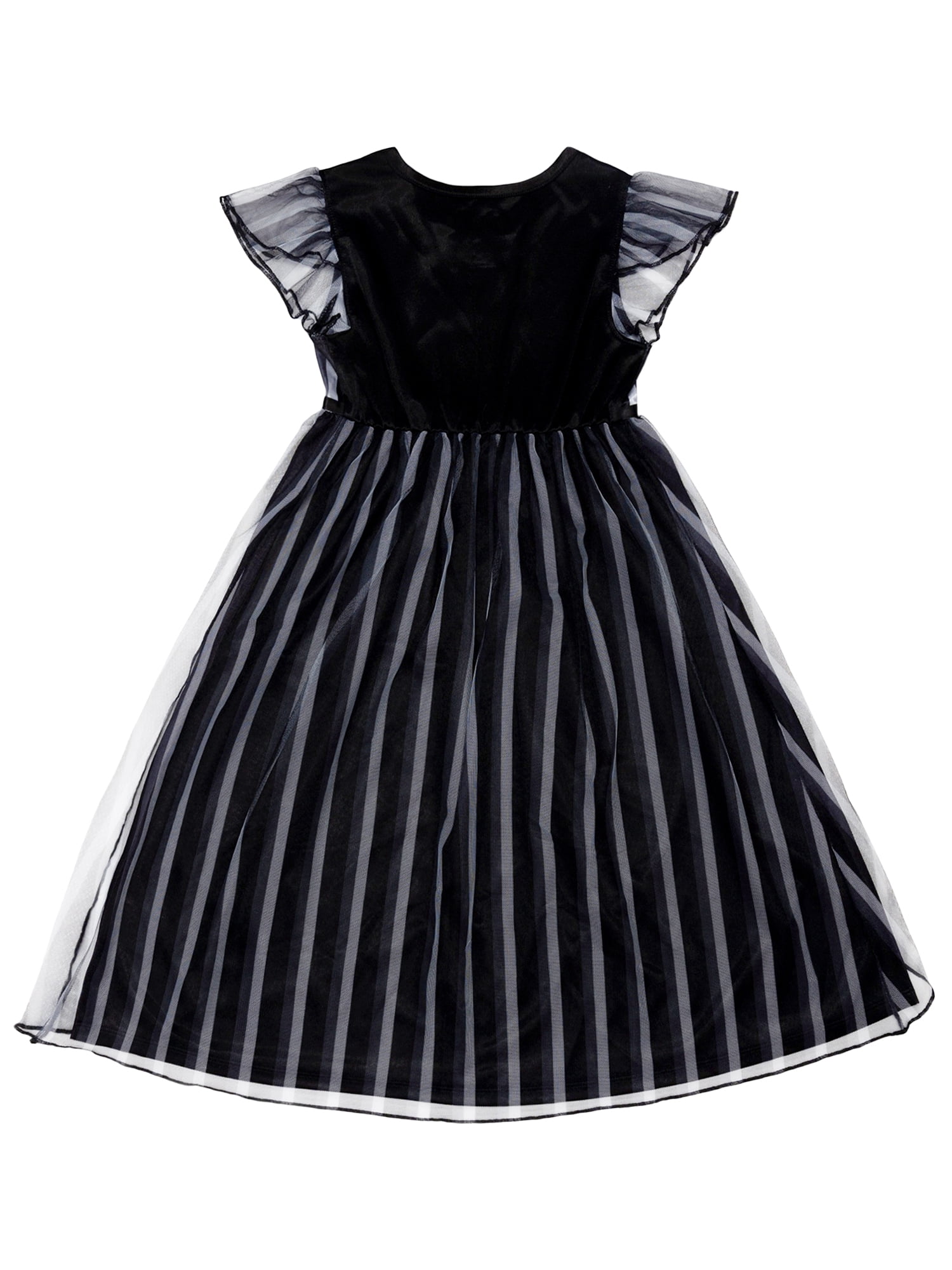 Wednesday Girls Halloween Fantasy Gown, Sizes 4-12