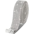 thumbnail image 3 of 8 Rows Self Adhesive Crystal Rhinestone Ribbon Diamond Wrap Roll for DIY Bling Decor Car Phone Laptop and Gift Embellishments Sparkly, 3 of 3
