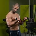 thumbnail image 5 of Deluxe Tricep Rope Pull Down Cable, 27" Rope Length, Easy to Grip & Non-Slip Cable Attachment for Gym Workout Exercise-Red, 5 of 5