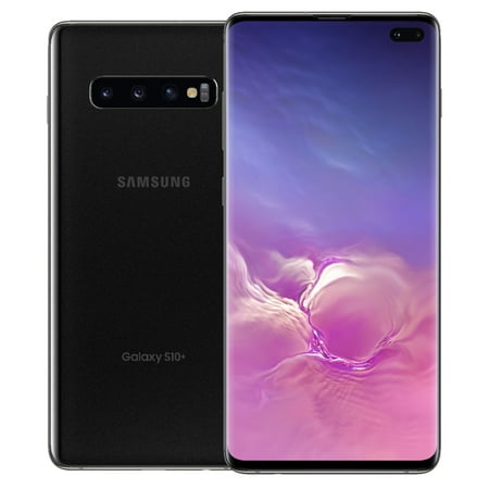 Restored Samsung G975 Galaxy S10 Plus, 128 GB, Prism Black - Fully Unlocked - GSM and CDMA compatible (Refurbished)