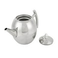 thumbnail image 1 of Stainless Steel Teapot, Large Metal Coffee Pot with Removable Filter, Curved Handle Teapot, Loose Tea Leaf Coffee Pot Kettle for Home, Restaurant, Outdoor, 1 of 7