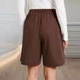 thumbnail image 6 of Admvng Women's Plus Size Summer Casual Shorts Breathable Soft Hiking Shorts with Pockets, 6 of 8