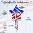 thumbnail image 6 of PMU Patriotic Prism Pre-inflated Star Shaped Flag 9 Inch Mylar-Foil Balloon with Stick (3/pkg)Pkg/1, 6 of 7