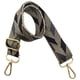 thumbnail image 3 of Bolso con bandolera ajustable negro gris, correa intercambiable, hebilla de montaña dorada de banda ancha, bandolera para mujer de 80-130 cm, bolso de mano, 3,8 cm, 201, 3 of 5