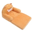 thumbnail image 1 of Bunny Kids Couch Fold Out Soft Toddler Chairs, Cute Cartoon Design Foldable Portable Multifunctional Use For Reading Watching TV, 1 of 8
