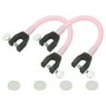 thumbnail image 1 of Uxcell Ski Tip Connector, Snowboard Clip Ski Training Aid Basic Turning Portable Durable Holder Skiing Accessories- Fitting for (Beginners Skiing Training/Speed Control) 2 Pcs & Pink, 1 of 7