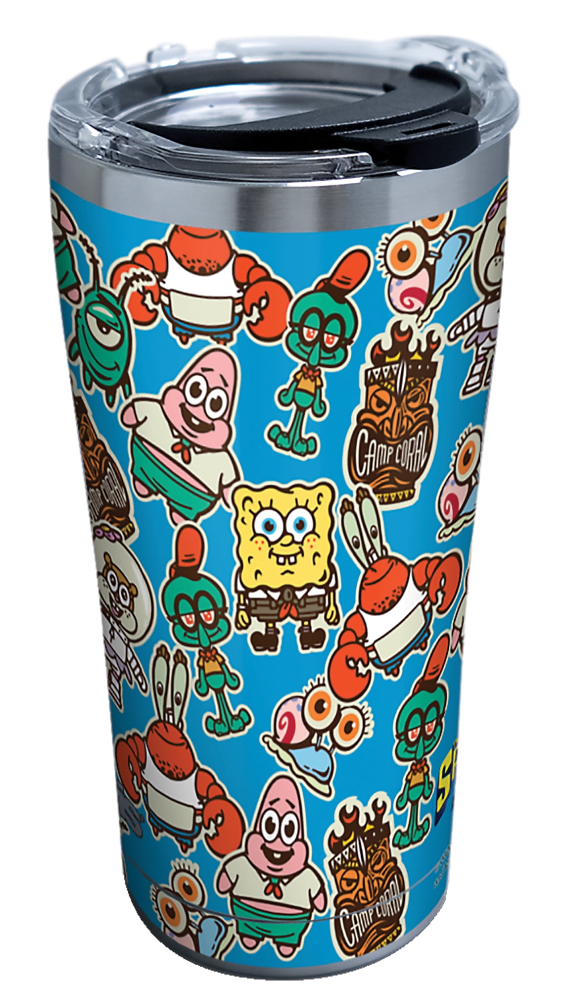 Spongebob Squarepants Tumbler BPA Free 20 Ounce Double Wall Insulated 2 Pack 