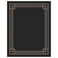 thumbnail image 1 of 7'6 ft. x 9'6 ft. Black Indoor Outdoor Rug, 1 of 4