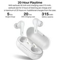 thumbnail image 6 of TOZO A2 Bluetooth Wireless Earbuds, 20H Play, Deep Bass Stereo, Clear Calls, Waterproof, Lightweight, Mini, In-Ear, White, 6 of 8