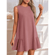 thumbnail image 4 of Vestido Tipo Chaleco Sin Mangas con Cuello Redondo en Color Liso, Color , Talla S, 4 of 5